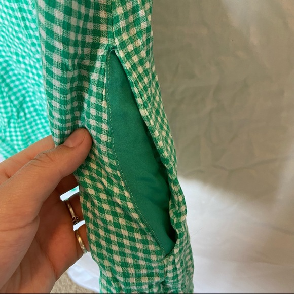 Green gingham romper - Picture 5 of 5